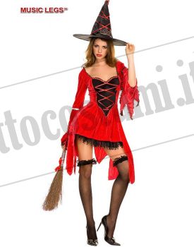 Costume da strega rosso